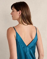 Washable Silk Double V Chemise