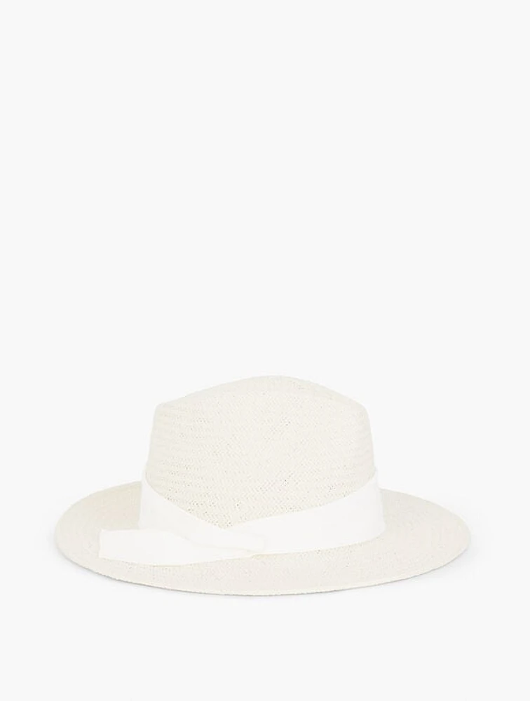 Refined Straw Fedora