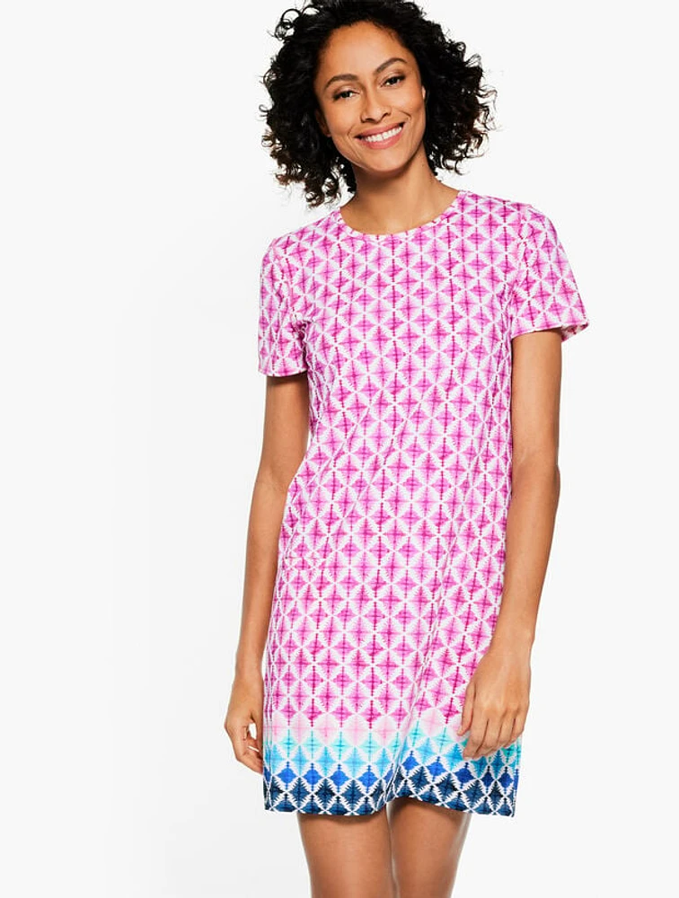 Cabana Life® Diamond Geo Cover-Up Dress