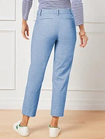 Perfect Crops - Newport Chambray Curvy Fit