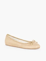 Blakely Cozy Suede Ballet Slippers