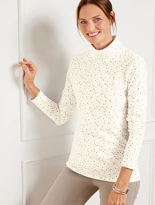 Classic Turtleneck - Scattered Dots