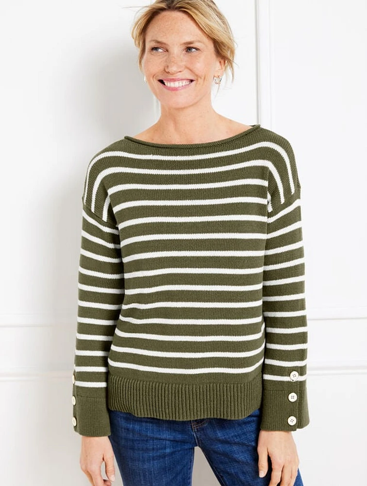 Bateau Neck Sweater