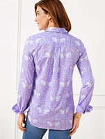 Modern Classic Shirt - Intricate Flowers