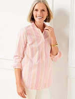 Non-Iron Tunic - Flourish Stripe