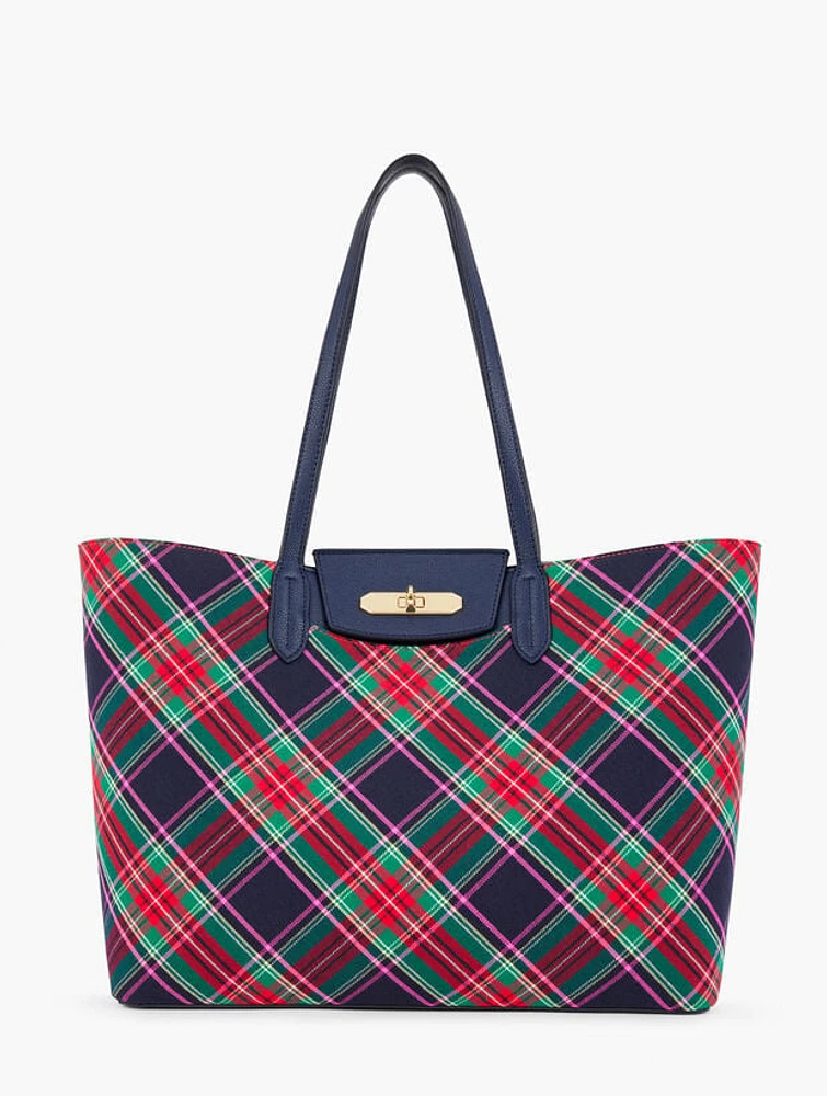 Kendell Tote - Plaid