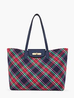 Kendell Tote - Plaid