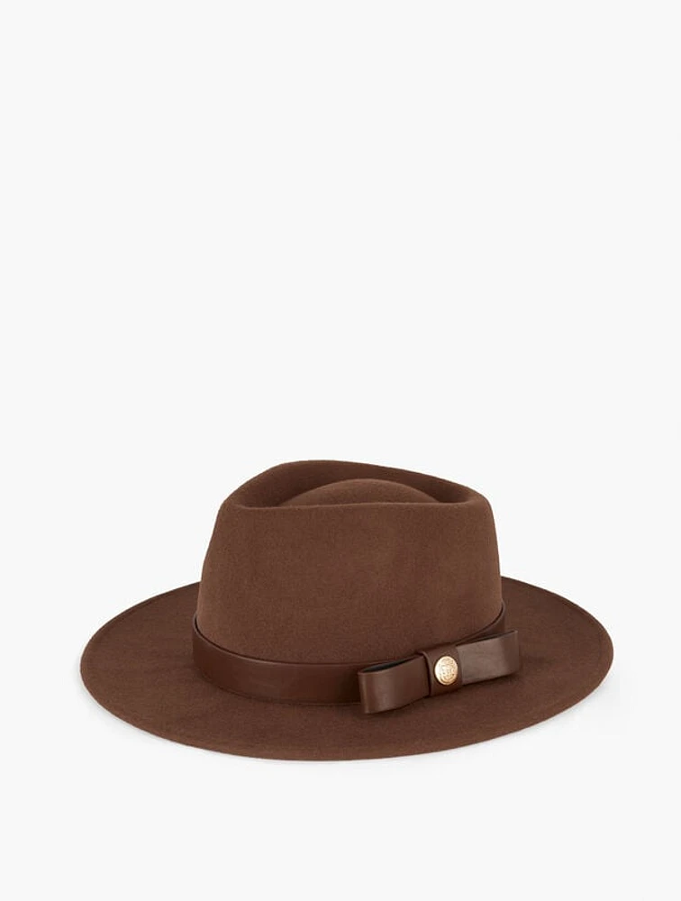 Crest Button Fedora