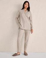 Fleece Quarter-Zip Tunic Pullover