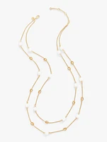 Float On Air Long Pearl Necklace