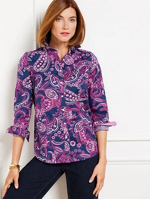 Non-Iron Perfect Shirt - Overlapping Paisley