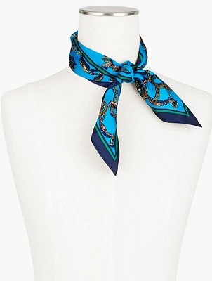 Holiday Charm Silk Square Scarf