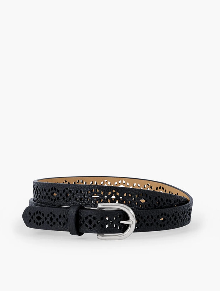 Perforated Leather Belt