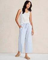 Organic Cotton Lofty Terry Wide Leg Pants