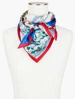 Winterscape Silk Square Scarf