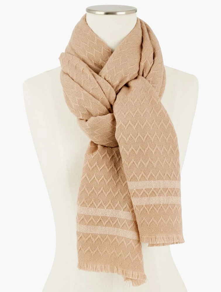 Oversized Textured Scarf