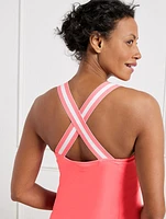 Performance Interlock Strappy Tennis Dress