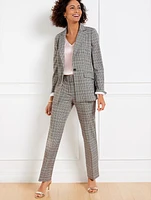 Lake Glen Plaid Straight Leg Pants