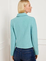 Berkshire Wool Blend Crop Jacket