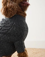 Marled Organic Cotton Dog Sweater