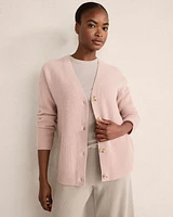 Cashmere Shaker Stitch Cardigan