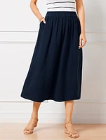 Airy Gauze Midi Skirt