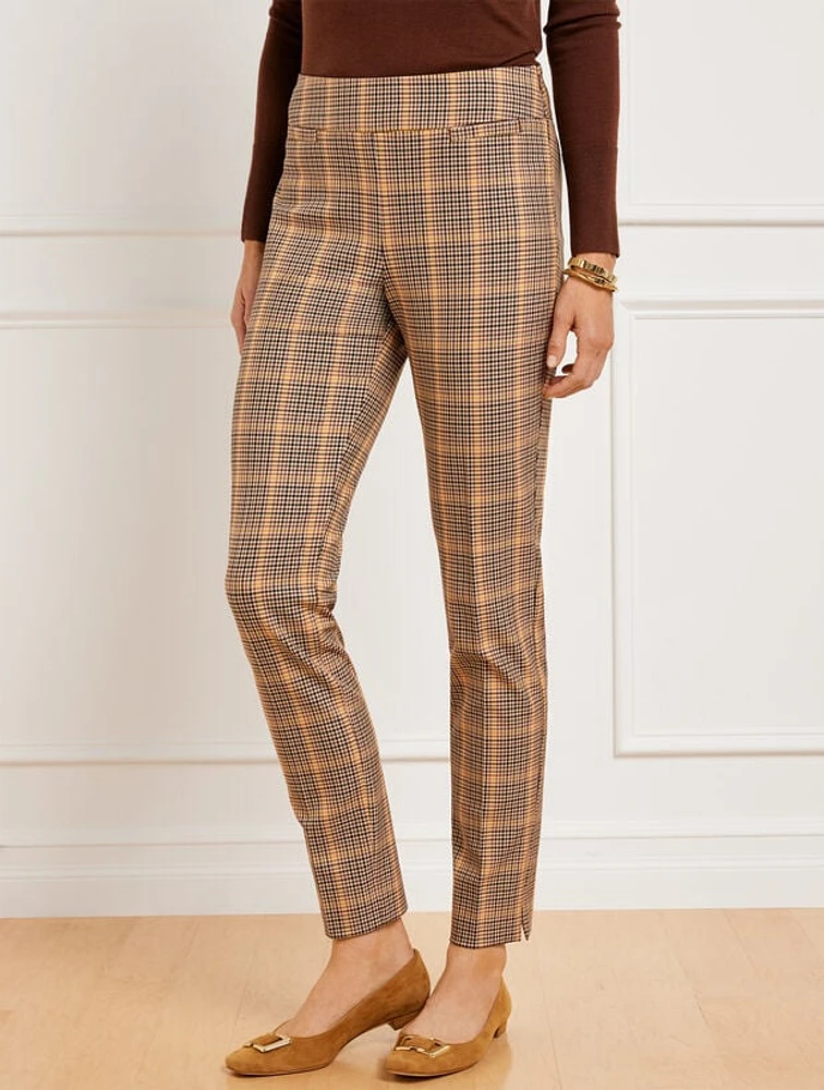 Talbots Chatham Slim Ankle Pants - Haystack Plaid