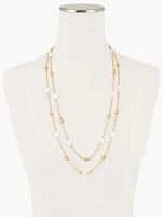 Float On Air Long Pearl Necklace