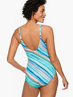 Miraclesuit® Jillian One Piece - Seaside Stripe