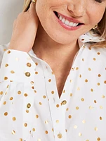 Non-Iron Perfect Shirt - Scattered Dot