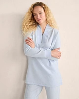 Fleece Quarter-Zip Tunic Pullover