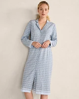 Organic Cotton Jersey Ikat Sleep Dress