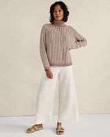 Texture Stitch Turtleneck