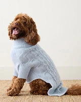 Cashmere Cable Knit Dog Sweater