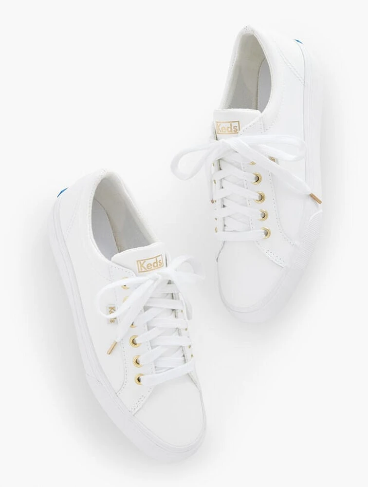 Keds® Jump Kick Leather Sneakers