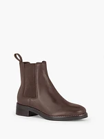 Tish Vachetta Leather Chelsea Boots