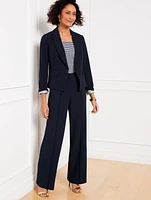 Easy Travel Cropped Blazer