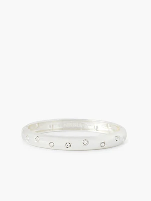 Scattered Crystal Bangle