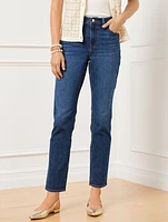 Slim Straight Ankle Jeans - Bettina Wash