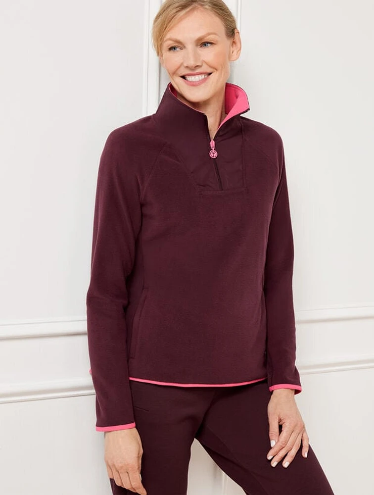 Microfleece Half-Zip Pullover