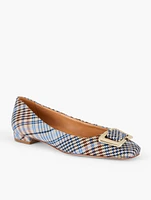 Sutton Buckle Flats - Windy Plaid