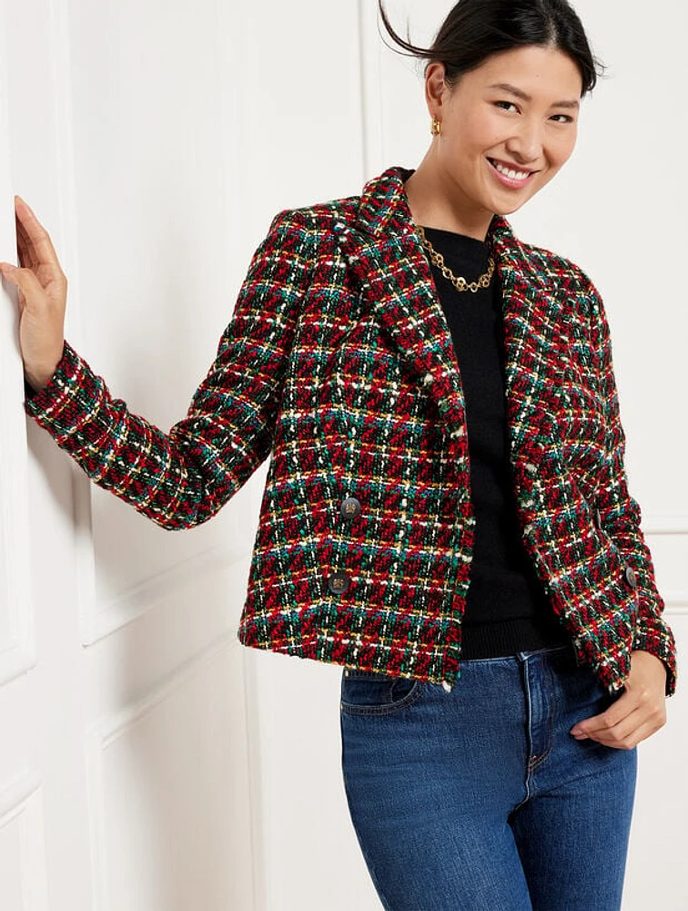 Tweed Fringe Jacket