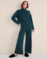 Cashmere Wide Leg Pants