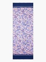 Picnic Paisley Floral Oblong Scarf