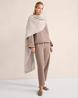 Luxe Fleece Barrel-Leg Pants