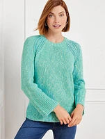 Shaker Stitch Sweater