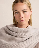 Cashmere Shaker Stitch Scarf