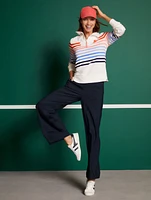 Half-Zip Pullover - Breeze Stripe