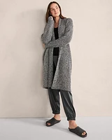 Marled Knit Duster Cardigan