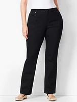 High-Waist Barely Boot Jeans - Black Wash Curvy Fit